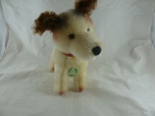 Vintage Hermann Spielwaren Classic Dog Plush Limited Edition Real Mohair Germany