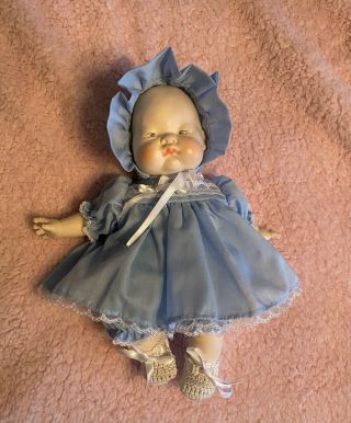 Vintage 12 " Porcelain Baby Dear Doll Lookalike