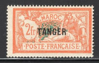 French Morocco 1924 " Tanger " Overprint On 2fr 88 Cv$70