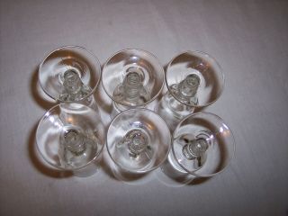 Set of 6 Libbey Georgian Cordial Glasses 3