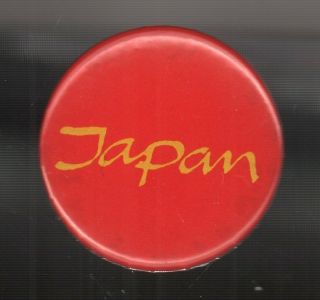 Japan Logo Badge Uk Smash Hits 1 " Button Badge Originally Given Away