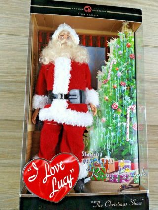 Mattel Santa I Love Lucy The Christmas Show Desi Arnaz Barbie Doll N7370