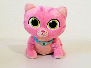 Disney Doc Mcstuffins Pet Vet Whispers Pink Kitty Cat Stuffed Plush Just Play 6 "