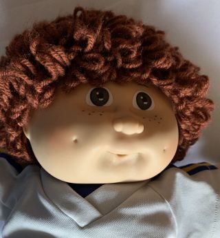 Vintage 1984 Cabbage Patch Kid Brown Curly Hair Brown Eye Sports 2