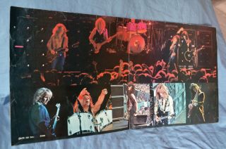Aerosmith Poster Live Concert 1978 Steven Tyler Joe Perry Folded Flat