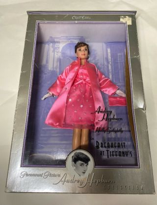 Audrey Hepburn Barbie Breakfast At Tiffany Pink Princess1998 Imperfect Box