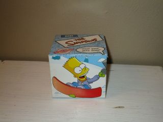 The Simpsons Bart Cool Your Jets Man 2002 Burger King Watch W/box