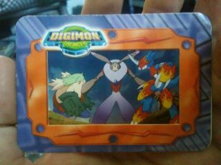 Digimon The Movie Taco Bell Cel Slide Card 2000