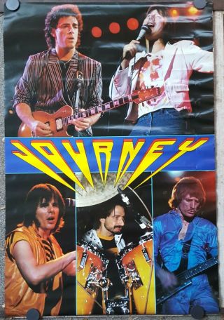 Journey Collage Poster 1983 / Approx 24 X 36