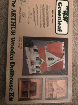 Greenleaf The Arthur Vintage 1981 Wooden Dollhouse Kit
