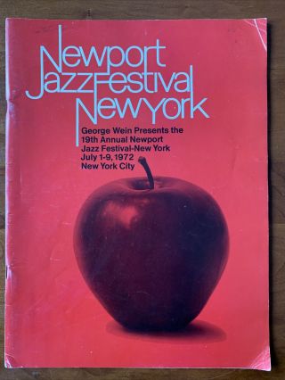Newport Jazz Festival York July 1 - 9 1972 Program