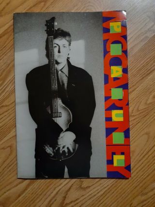 Paul Mccartney 1989/1990 World Tour Concert Program Rock N Roll Memorabilia