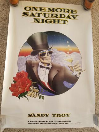 Vintage One More Saturday Night By Sandy Troy Promo Poster 1990