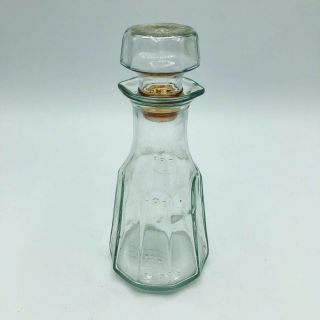 Vintage Good Seasons Cruet Oil / Vinegar Clear Glass Jar W/ Measurements Kitchen