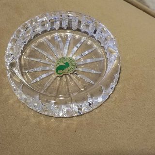 Vintage Waterford Crystal Ashtray Approx 3 1/2” Round - Stunning