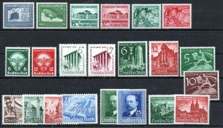 Germany,  Third Reich,  1938,  1939,  1940,  Only Better / Scarce Sets,  Mnh