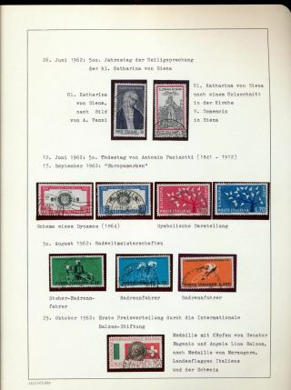 Italy 1961/65 M&u On Pages (apprx 120 Items) Zz 1396