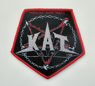 Kat - Metal And Hell [red] - Woven Patch / Dragon Tsa Turbo Destroyers Ceti