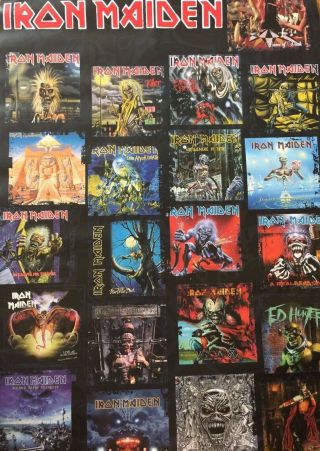 Iron Maiden - Dance Of Death / 2003 Columbia Records Double Sided Poster
