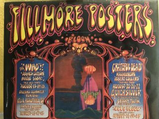 Bill Graham Vintage The Who Grateful Dead Poster Calender 1994 Griffin