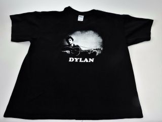 Vintage Bob Dylan T - Shirt Black Size Xl