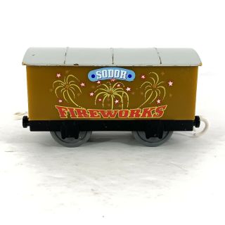2006 Thomas & Friends Sodor Fireworks Brown Boxcar For Trackmaster Train Tomy
