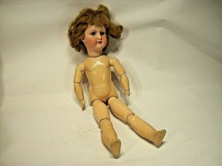 Antique Heubach Koppelsdorf Doll With Bisque Head Composition Body 250 - 3/0 17 "
