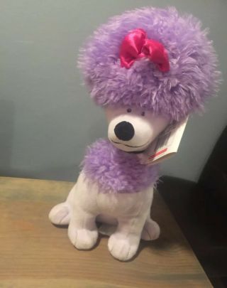 Clifford The Big Red Dog “cleo” French Puddle Purple Stuffed Animal Plush Sz:12”