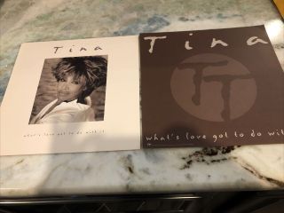 Tina Turner 2 Promo Album Flats What’s Love Got To Do With It Soundtrack