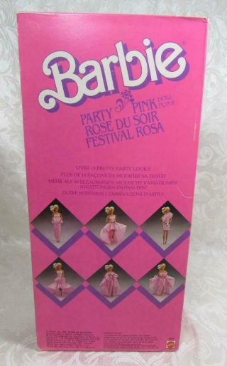 PARTY PINK & SEARS LILAC & LOVELY BARBIE Dolls - Mattel 1987 - NRFB 3