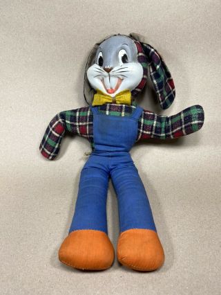 Rare Early Antique Bugs Bunny Doll Toy Warner Bros.  Cartoons Inc 1930 - 1940s A2