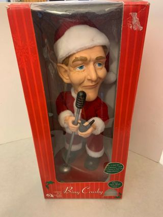 Gemmy Christmas - Bing Crosby - Animated Singing Holiday - 2002 -