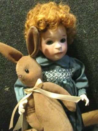 The Velveteen Rabbit Wendy Lawton 14 " Porcelain Doll,  Childhood Classics 131/750