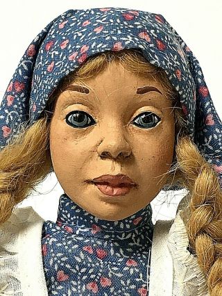 Vintage Signed Daddy ' s Long Legs JULIE African American Girl Doll 3