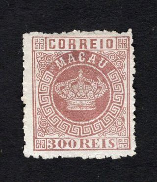Macau 1884 Stamp Mi 9aa Mng Cv=55€