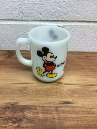Vintage Mickey Mouse Mug Pepsi Collector Series Walt Disney Productions
