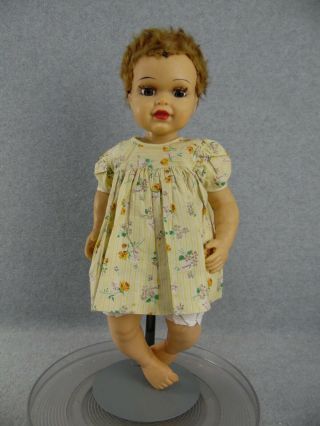 19” Vintage Hard Plastic Vinyl Jointed Terri Lee Sister Connie Lynn Baby Doll
