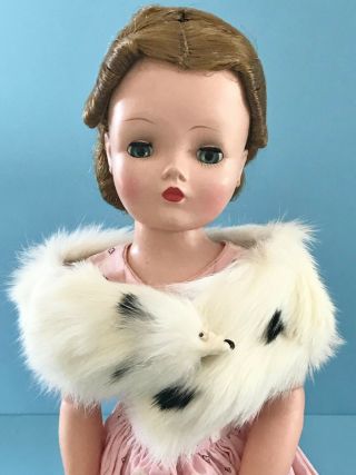 Vintage Doll Clothes: " Ermine " Fur Stole Mme Alexander Cissy Toni Miss Revlon