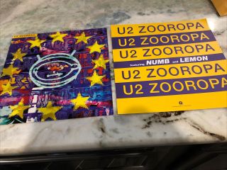 U2 2 Promo Album Flats Zooropa Bono Edge Numb Lemon