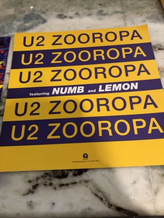 U2 2 Promo Album Flats Zooropa Bono Edge Numb Lemon 3