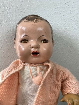 Vintage Effanbee Dy - Dee Baby Doll,  Drinks & Wets.  15 ",