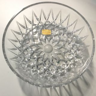 Lead Crystal Bowl Over 24 Pbo,  Made In Germany 209