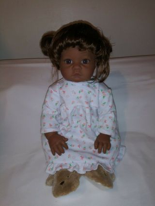 1993 Orginal Toddler Lee Middleton African American Doll by Reva 090798 2