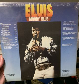Elvis Presley - Moody Blue Lp - Vinyl Record Album - In Plastic
