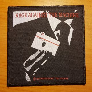 Rage Against The Machine Ratm 1999 Vintage Offical Woven Patch Rap Metal Rare