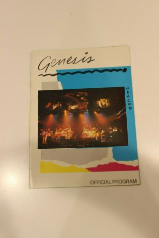 Genesis Abacab Tour 1981 Us Concert Program Phil Collins