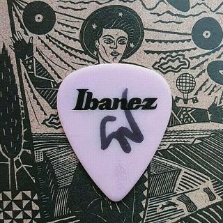 Steve Vai Ibanez Personally Signed Pink Guitar Pick -