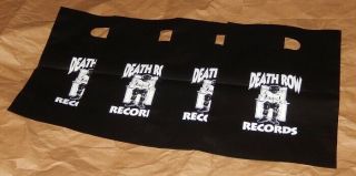 Death Row Records Promo Cd Bag Set (x4) Dr Dre Snoop Doggy Dogg Tupac