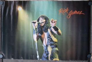 Rick James 1983 Poster / 24 X 35.  5 Approx.