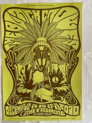 2010 The Black Crowes San Francisco Fillmore Poster